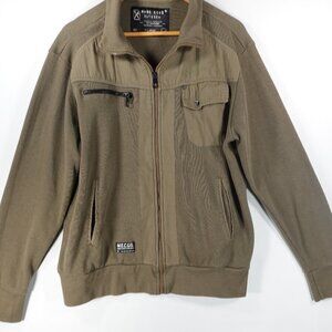 Mar4k Ecko Cut & Sew Deadly Threads Men's military Sweater Size large